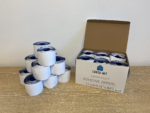 Adhesive Zippers 12 pack Blue 1